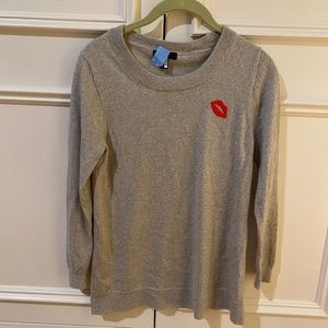 Jcrew Tippi sweater w/ lips